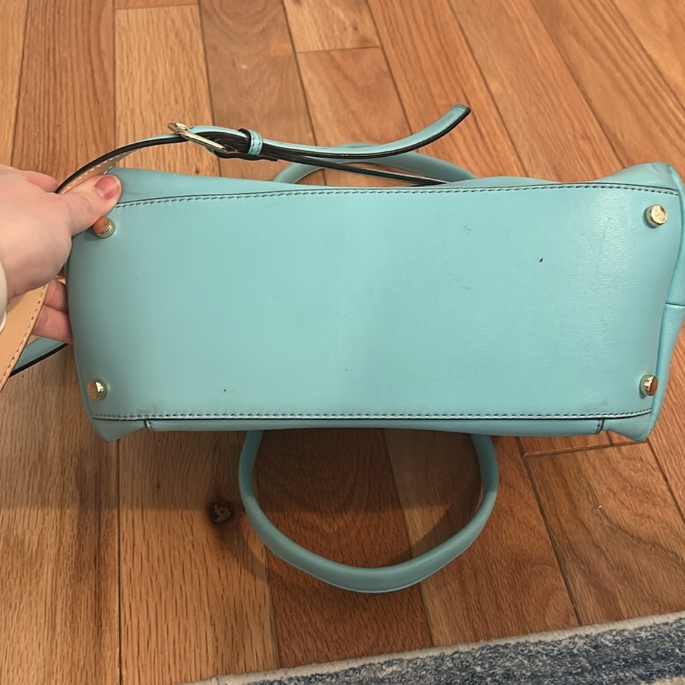 Kate Spade aqua colored Hampton Road Janie purse - Picture 4 of 6